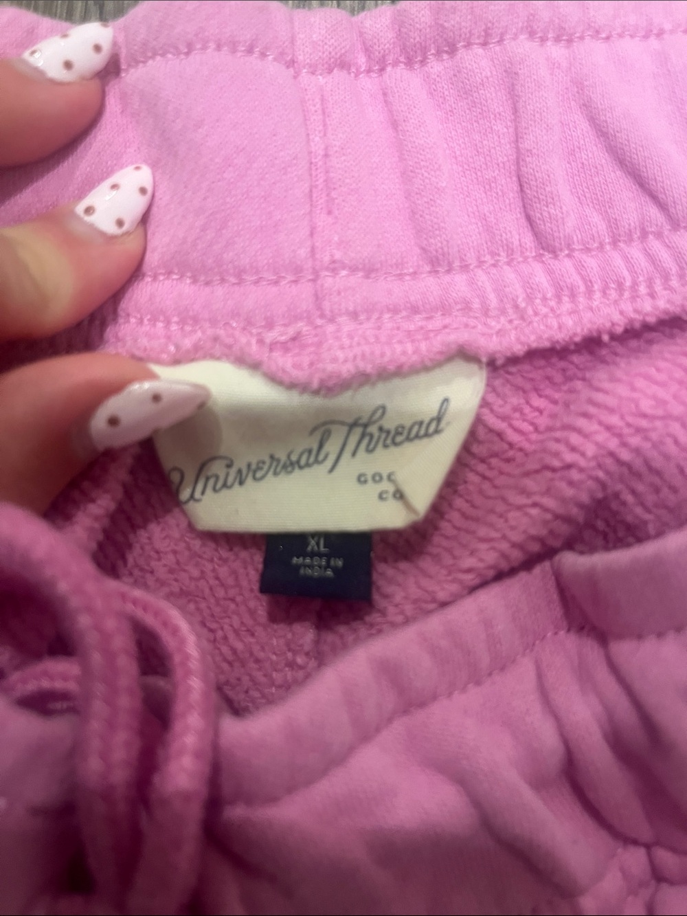Universal Thread Pink Drawstring Athletic Shorts - Picture 2 of 2